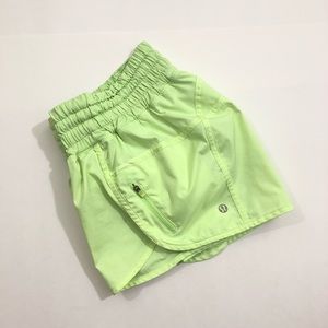Lululemon Tracker III Shorts Clear Mint size 4